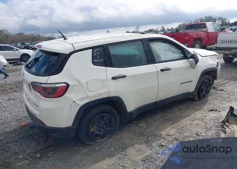 2018 Jeep Compass Sport Fwd from USA, damaged, VIN 3C4NJCAB6JT151725
